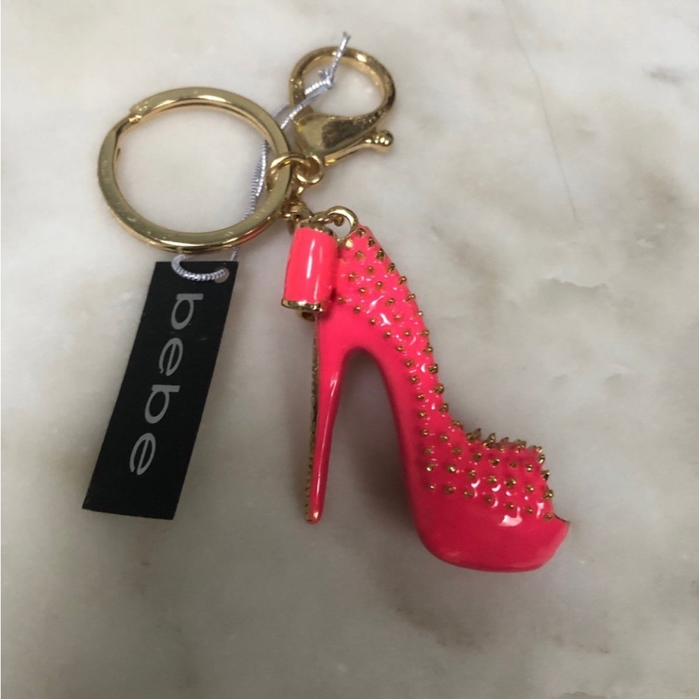 Vintage Bebe high heel keychain new